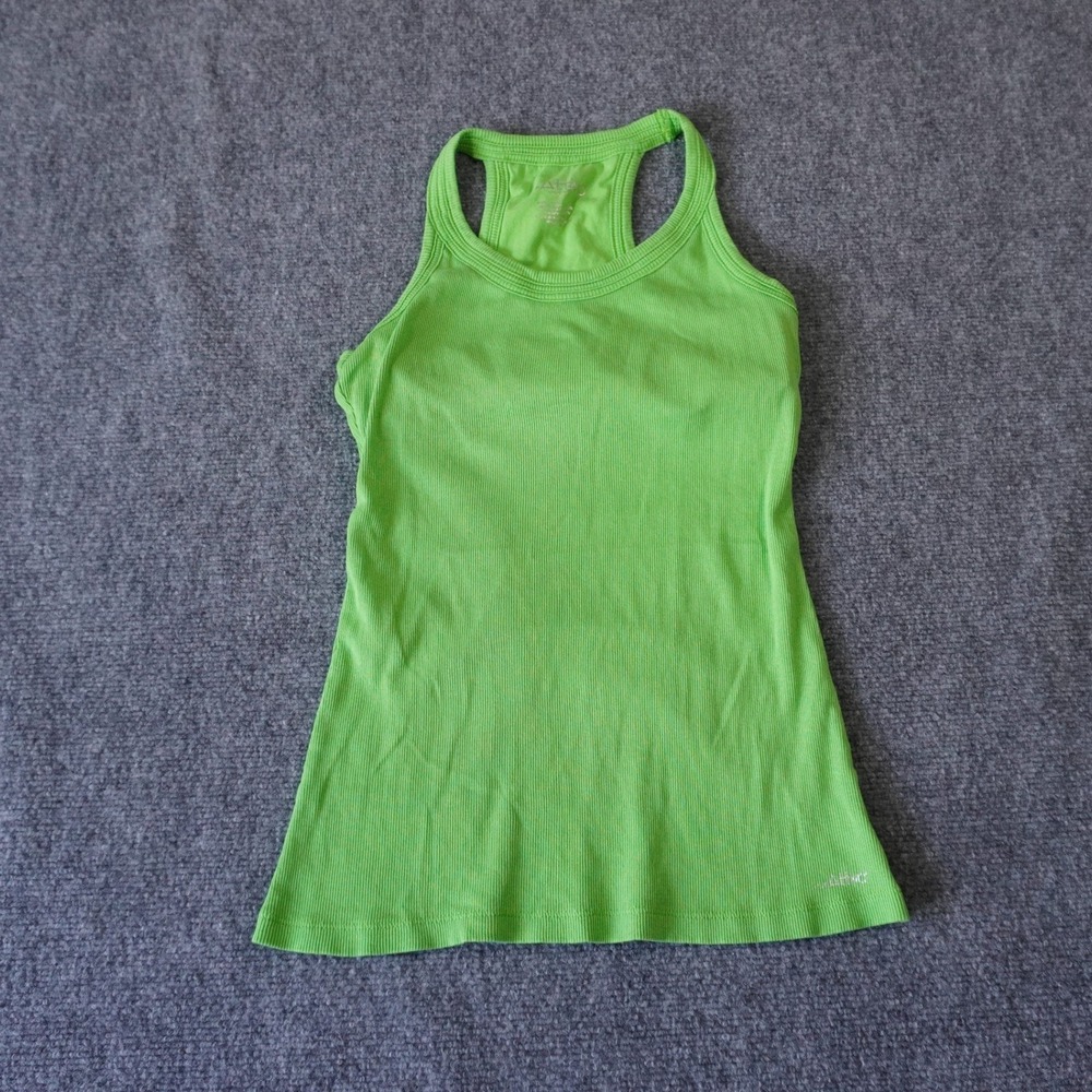 Club Attivo Vital Dry Women's Small Athletic Top Green Cotton Blend‎